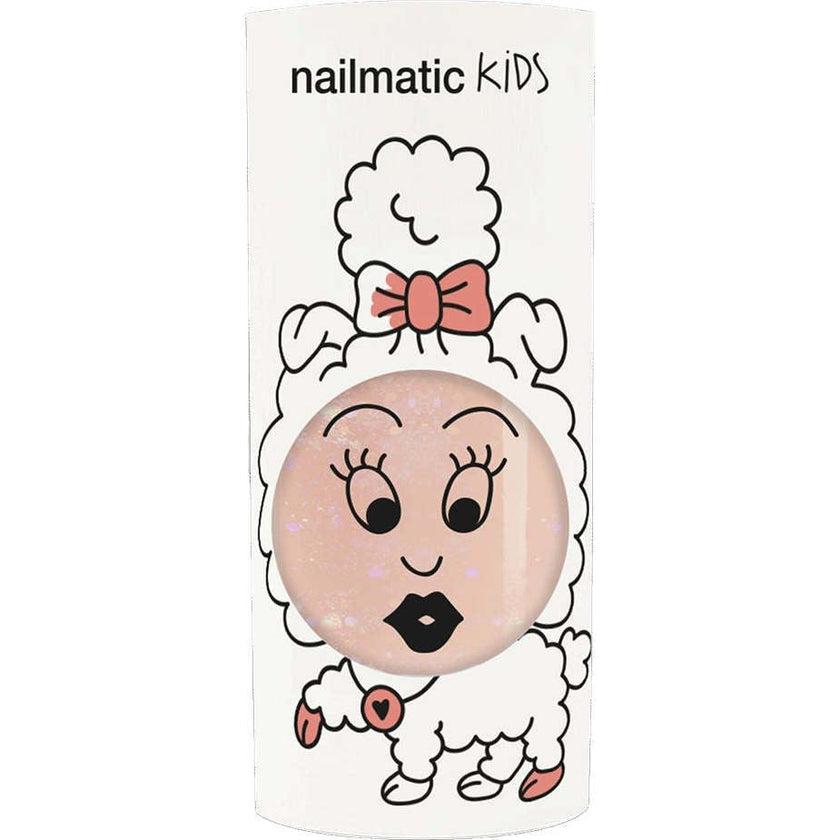 Nail Polish for Kids GLITTER SINGLE PEACHY Peach Glitter