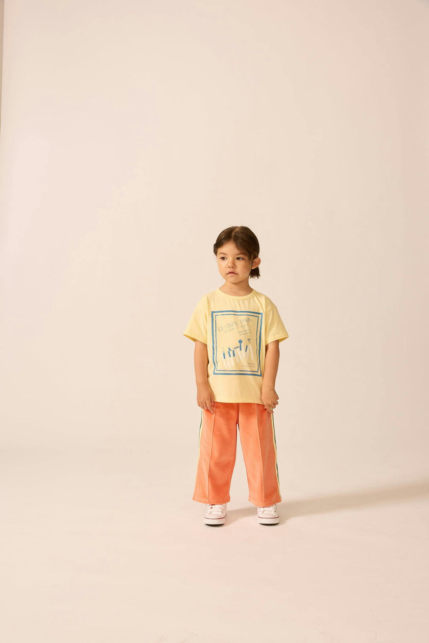 Organic Weekend Tee in Pale Yellow