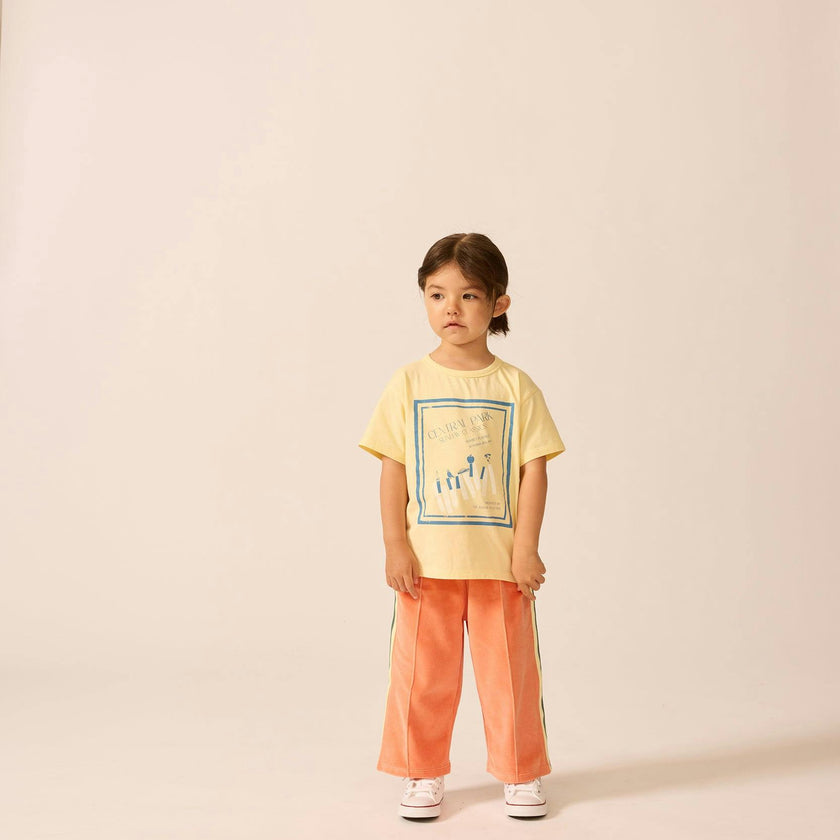 Organic Weekend Tee in Pale Yellow
