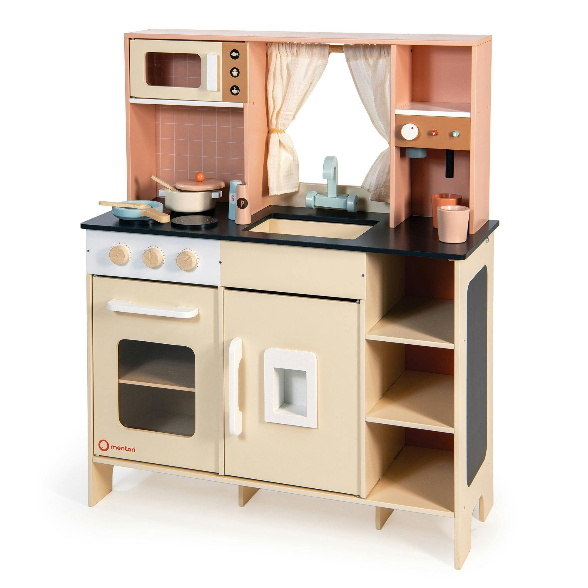 Cream Play Kitchen