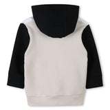 Sand Colorblock Jacket & Trousers Set