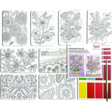 Scenic Hues DIY Watercolor Art Kit - Flowers and Gardens
