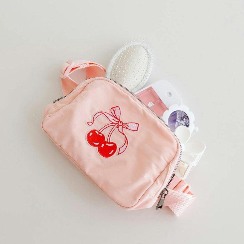 Cherry Coquette Patch Belt Bag
