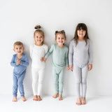 Long Sleeve Pajamas in Cloud
