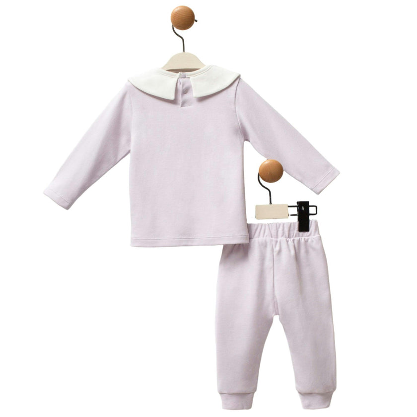 Lilac Butterfly Flower Outfit Set