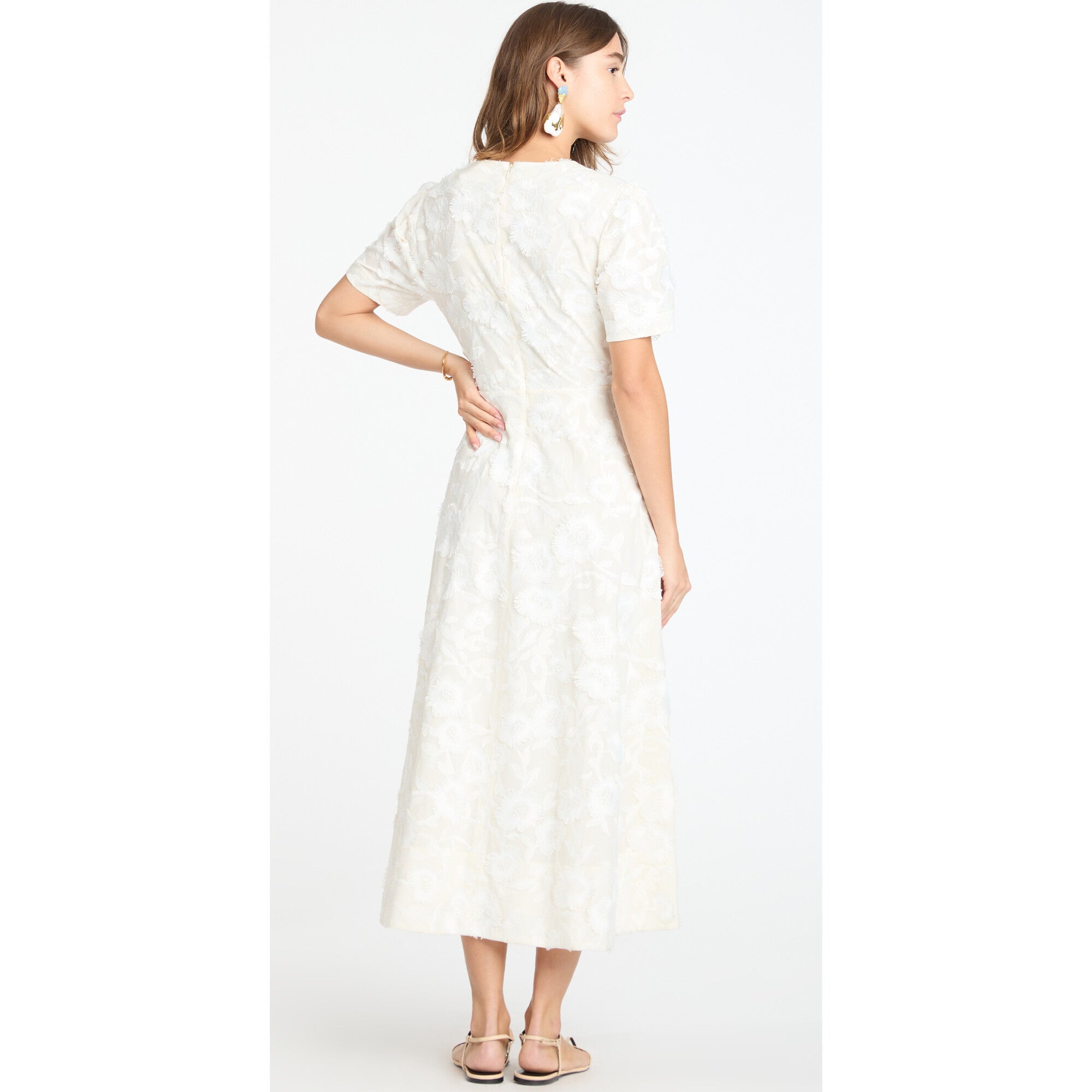 Women's Doris Dress, Cream