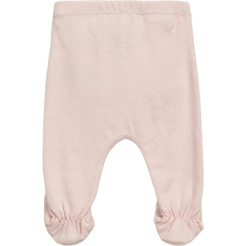 Jersey Elastic Waistband Footie Leggings