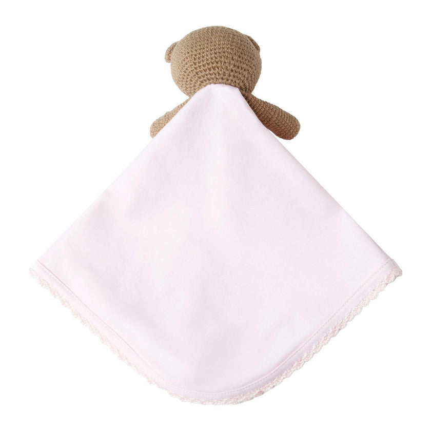 Pima Pink Bear Comforter