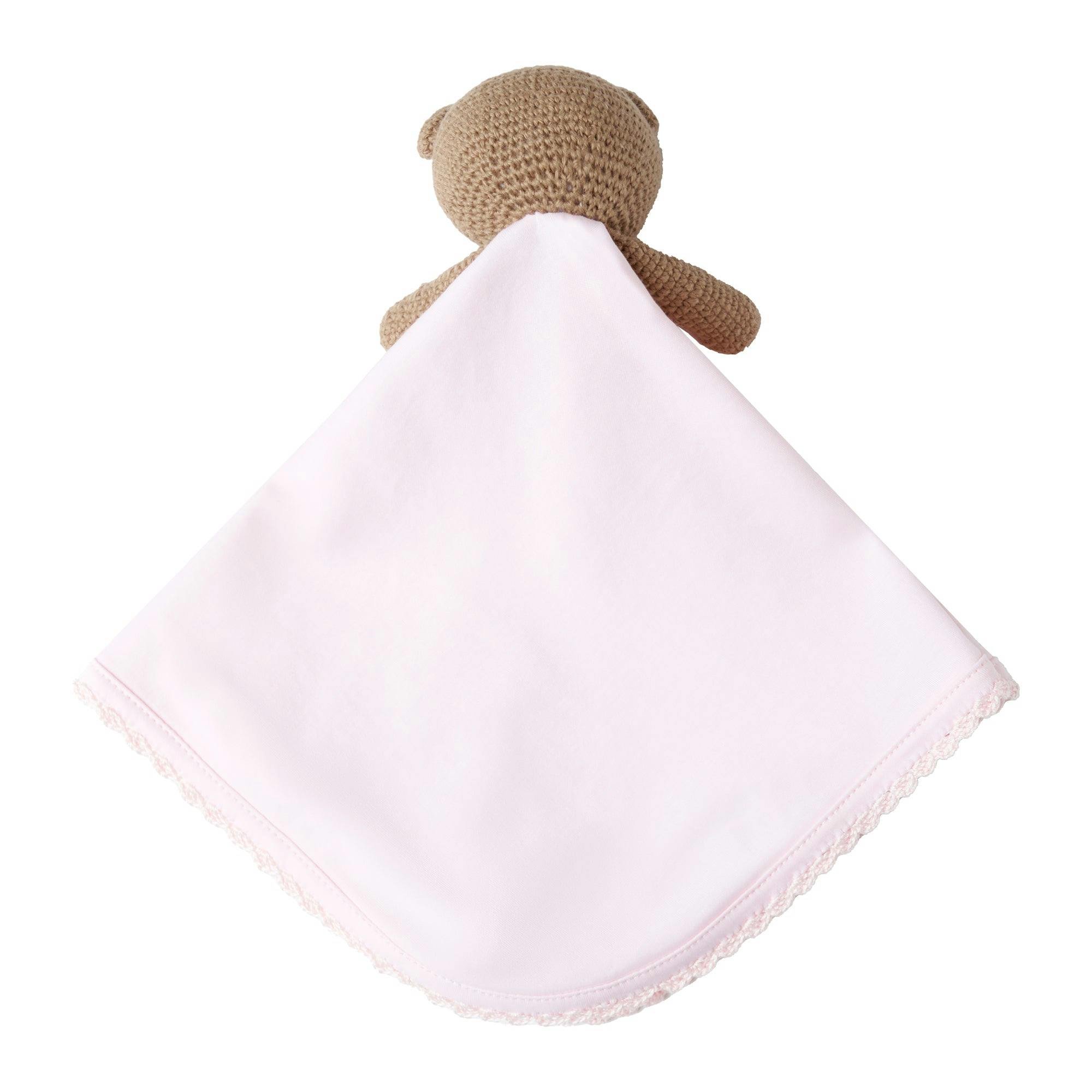 Pima Pink Bear Comforter