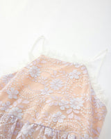 Tanya Lace Frill Maxi Dress