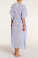 Carrie Caftan in Santorini Dots