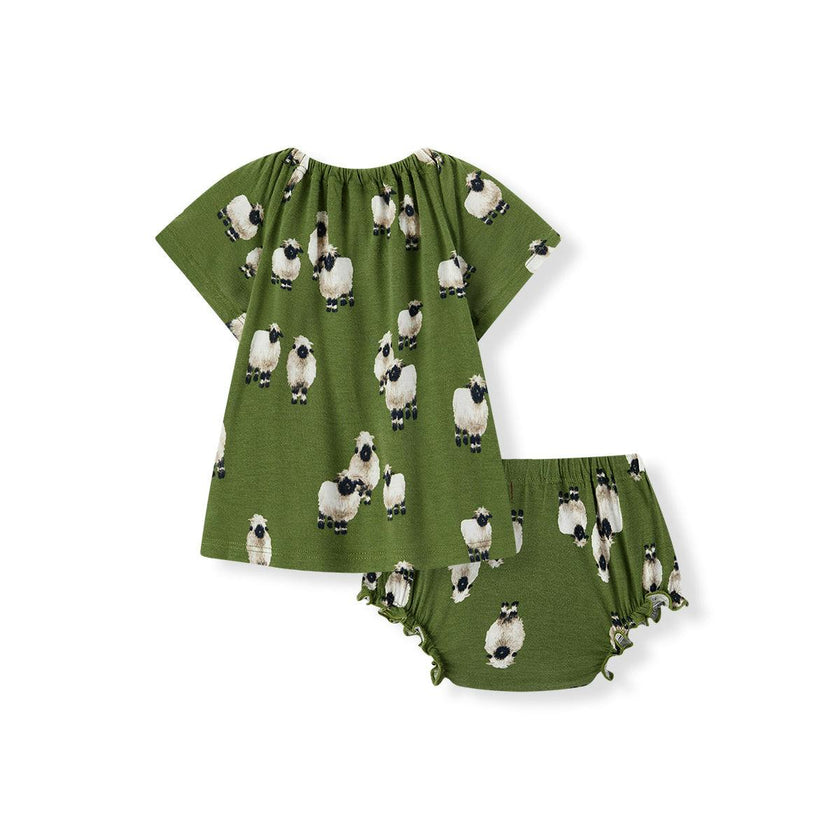 Valais Bamboo Dress & Bloomer Set
