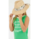 ZADIG & VOLTAIRE Floral Band Sun Hat