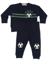 Toddler Soccer Goal Sweat Set - Navy