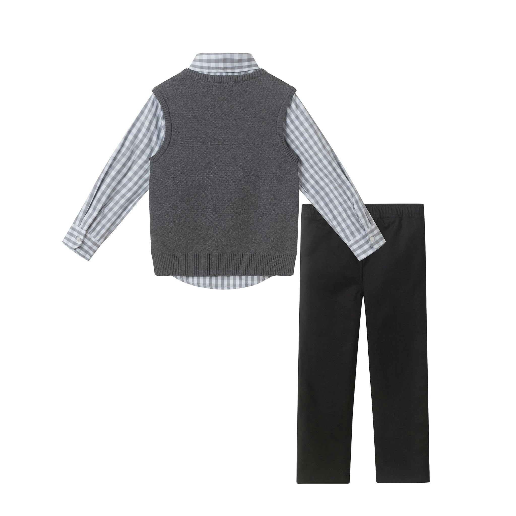 Holiday Sweater Vest Set | Santa