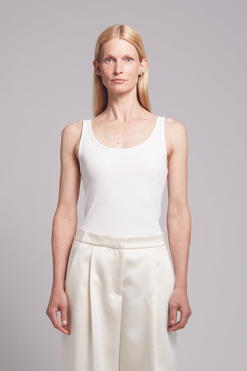 MIA RIB TANK | WHITE