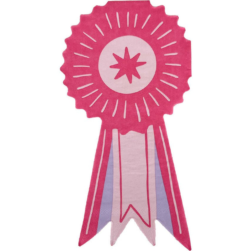 Pink Rodeo Ribbon Guest Napkins