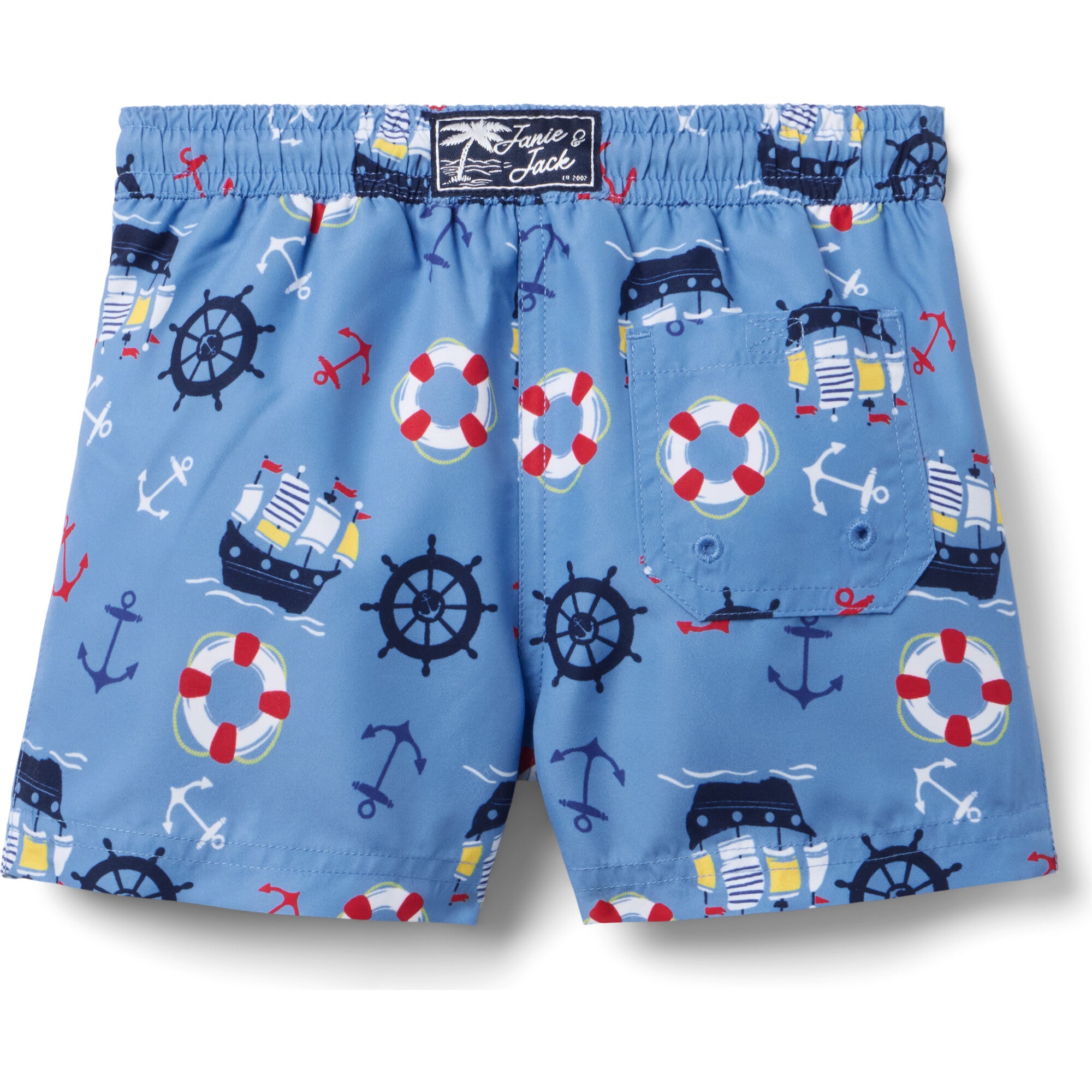 Recycled Pirate Ship Swim Trunk