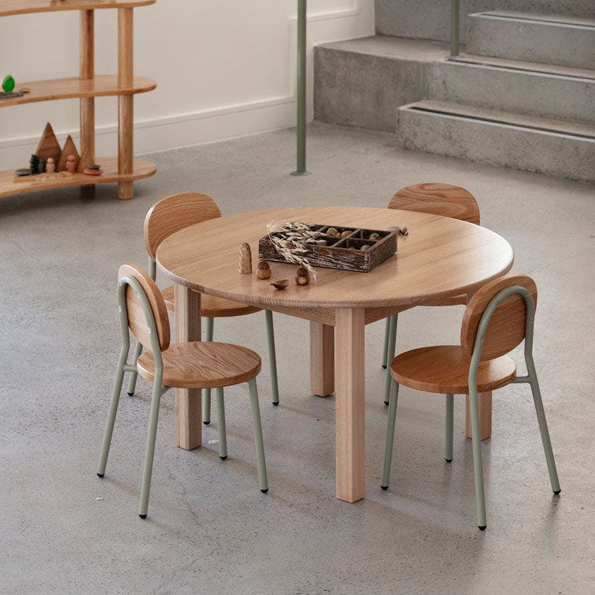 Ottie Stackable Chair - 12" Seat Height - Sage