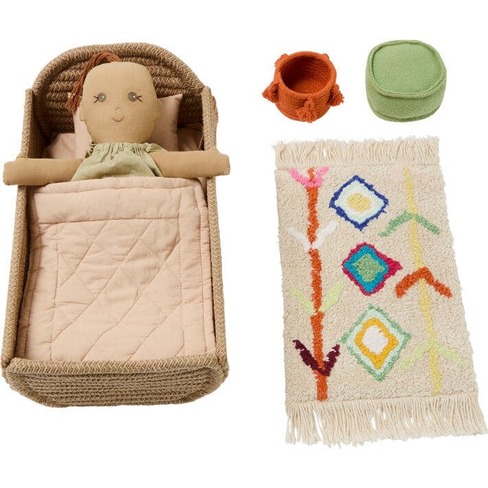Mini Lorena Nari Doll & Bed Toy Set