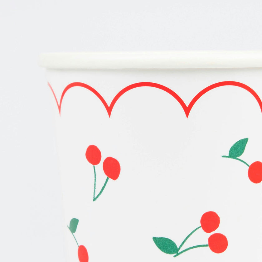 Cherry Pattern Cups