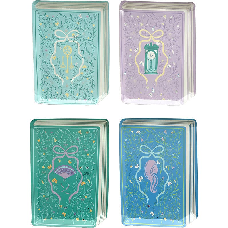 Book Club Book Die-Cut Dinner Plates