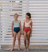 Coco One Piece Swimsuit Spaceblue and mint