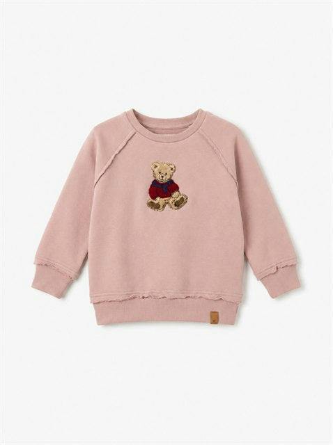 Hook Stitch Bear Sweatshirt