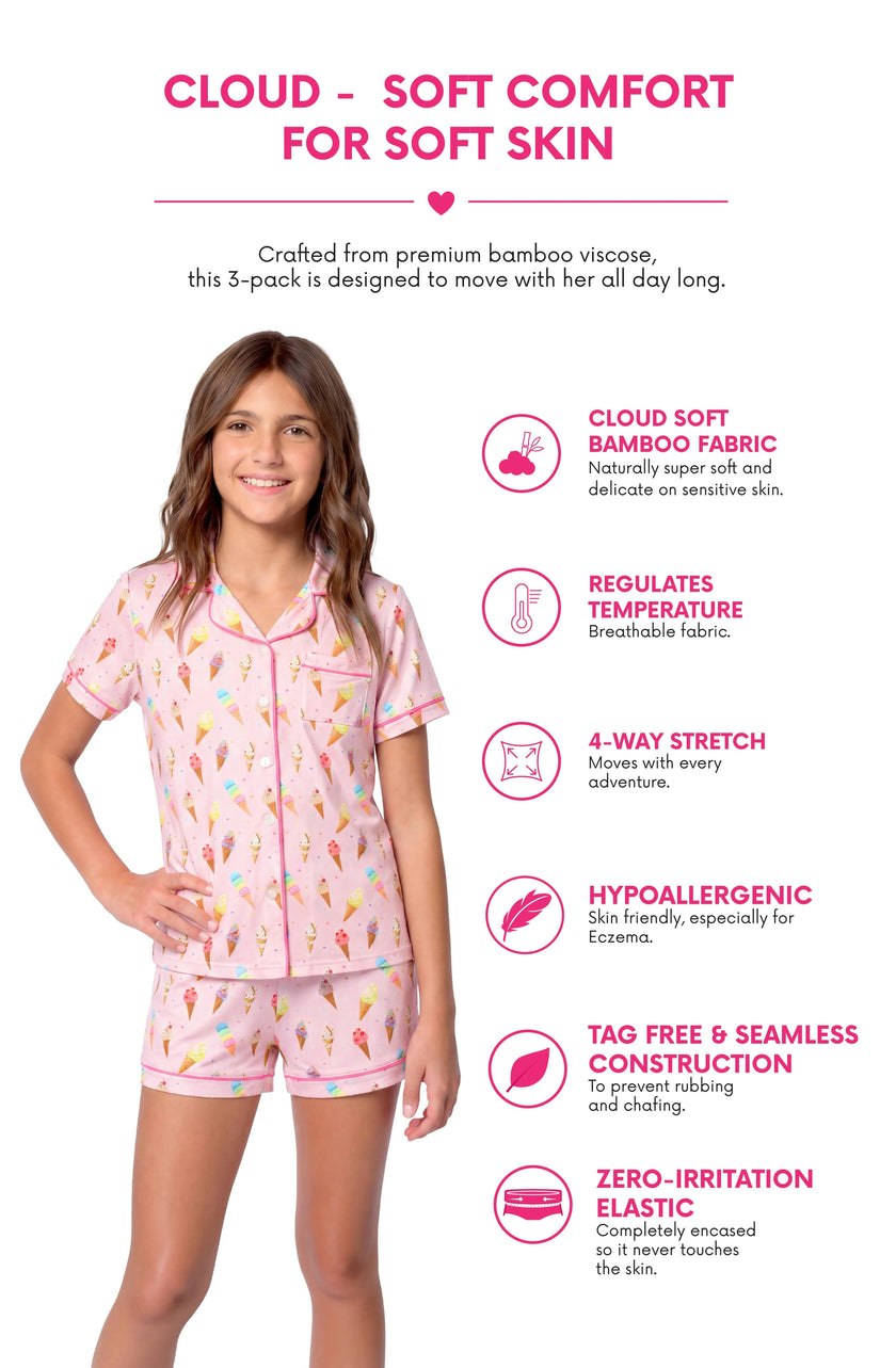Orchid Floral Print Cami Jersey Set