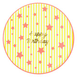 Bright Star Happy Birthday Dinner Plates