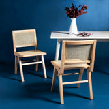 Set of 2 Hattie French Cane Chair