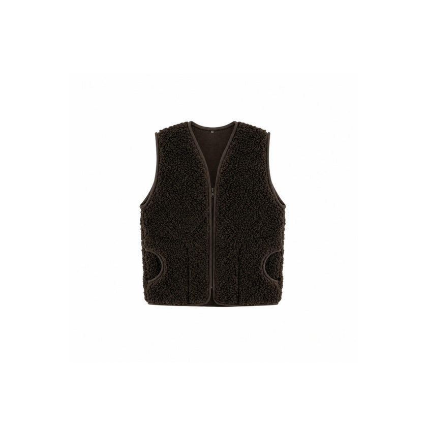 WOMEN'S WOOL VEST WITH LINING