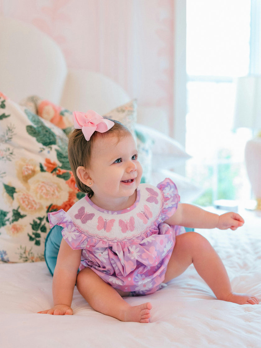 Lucy Butterfly Smocked Bubble (FINAL SALE)
