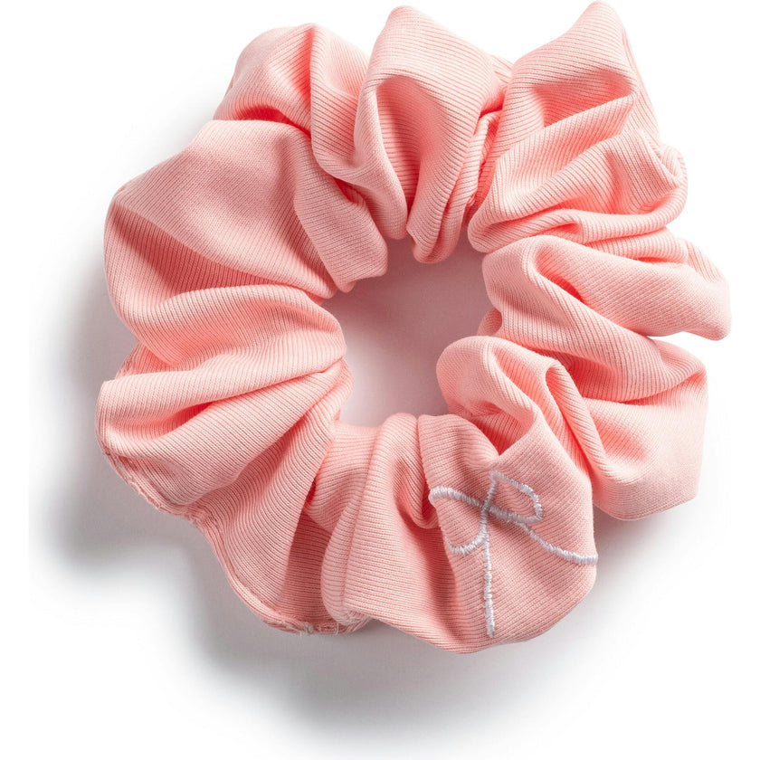 Marshmallow Signature Bow Logo Scrunchie