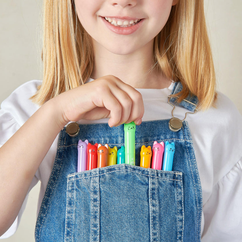 Cat Parade Twist-up Watercolor Gel Crayons - Set of 12