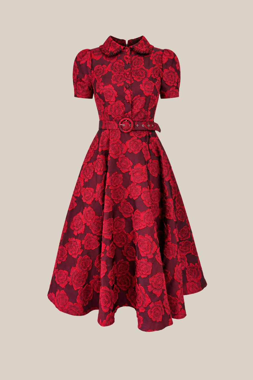 Remi Dress in Vibrant Rose