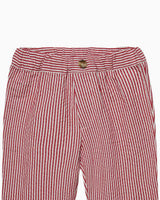 Baby Jacob Pants in Red Stripe