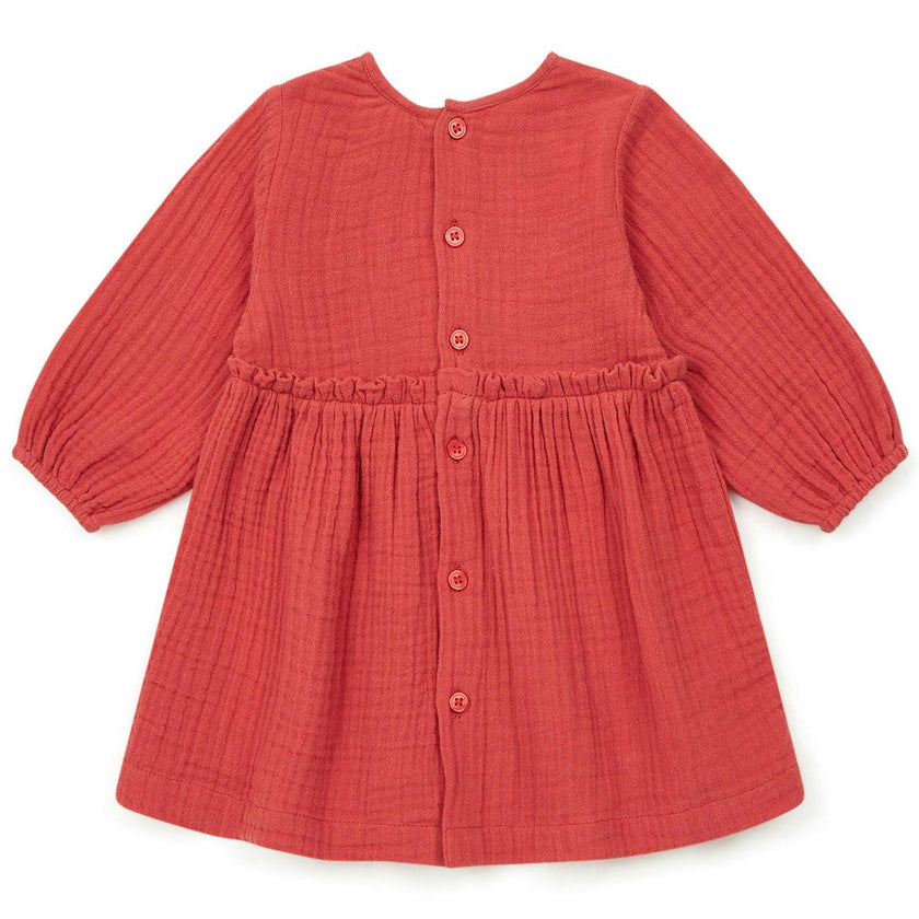 BONTON Folie Rosewood Double Gauze Dress