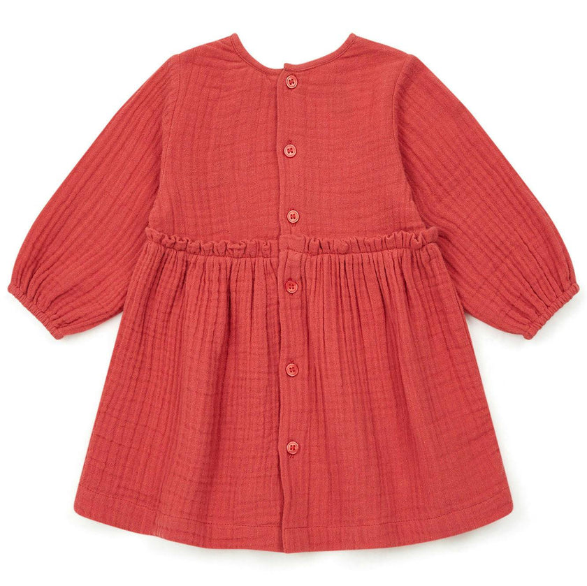 BONTON Folie Rosewood Double Gauze Dress