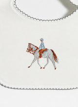 Baby Classic Bib - Embroidered Horse