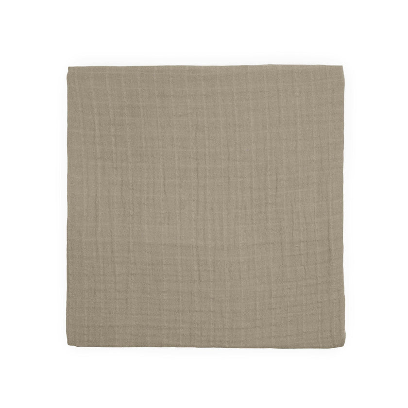 Organic Cotton Muslin Swaddle Blanket - Driftwood