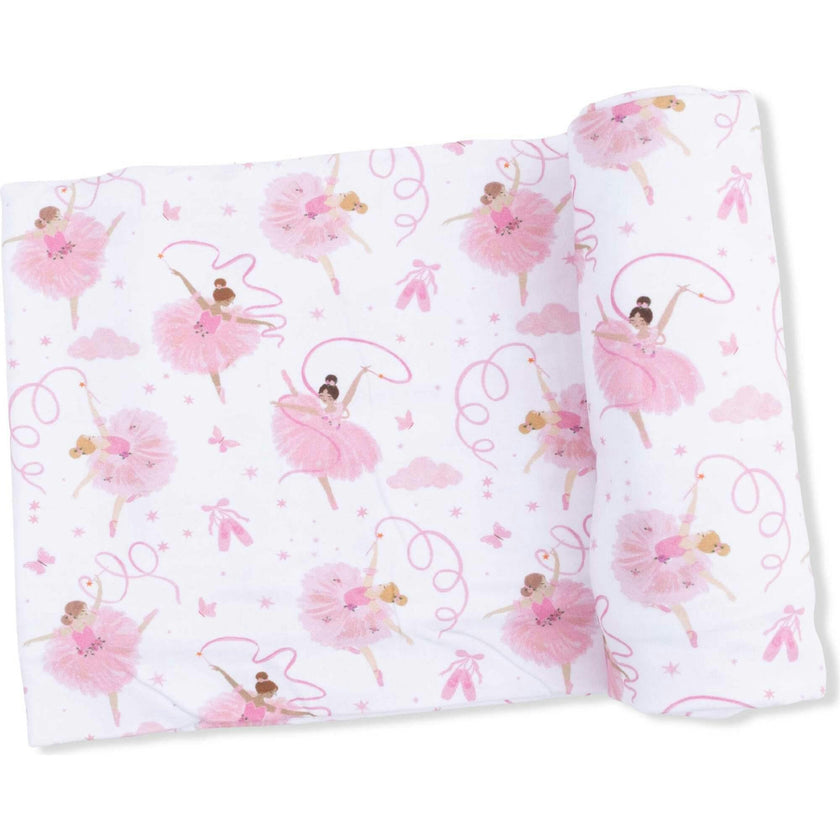 Ribbon Ballerinas - Swaddle Blanket