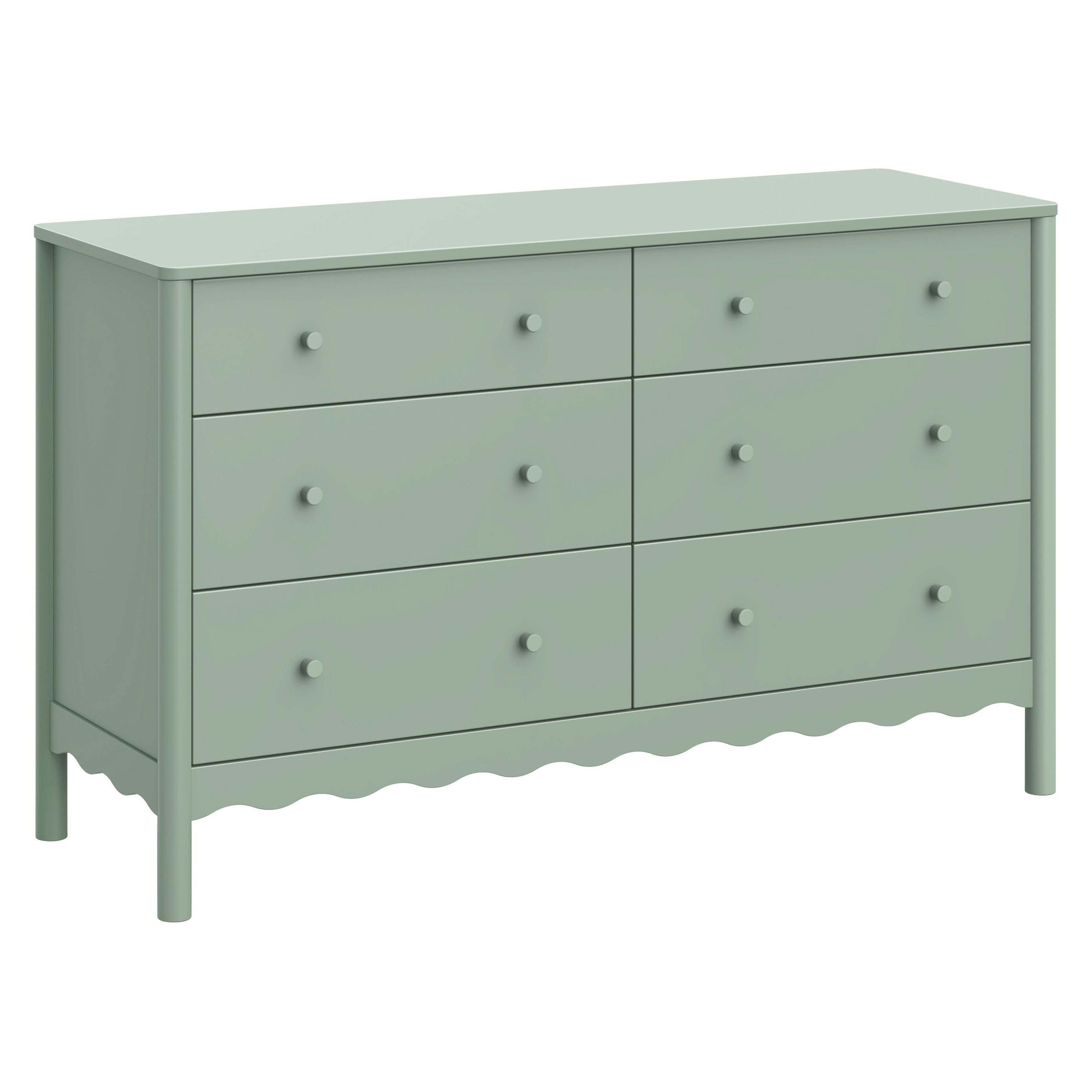 Swell 6-Drawer Wide Assembled Dresser (56