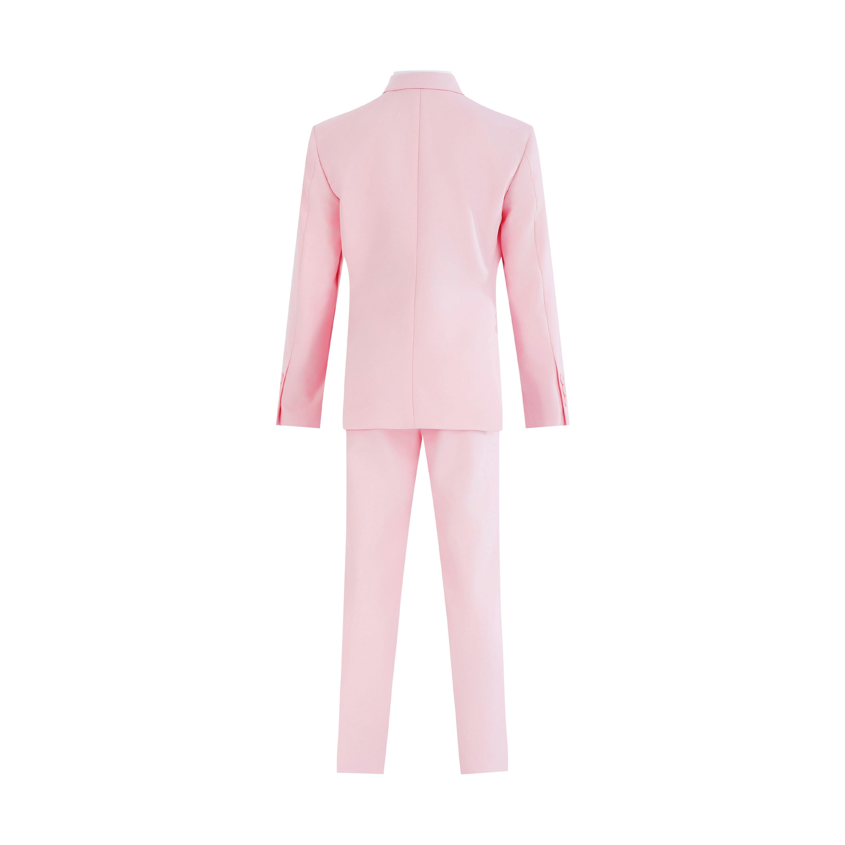 Pink Four-Piece Tailored Suit Set