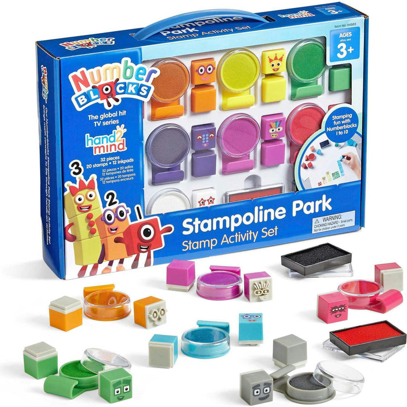 Numberblocks Stampoline Park Stamp Activity Set โ Maisonette