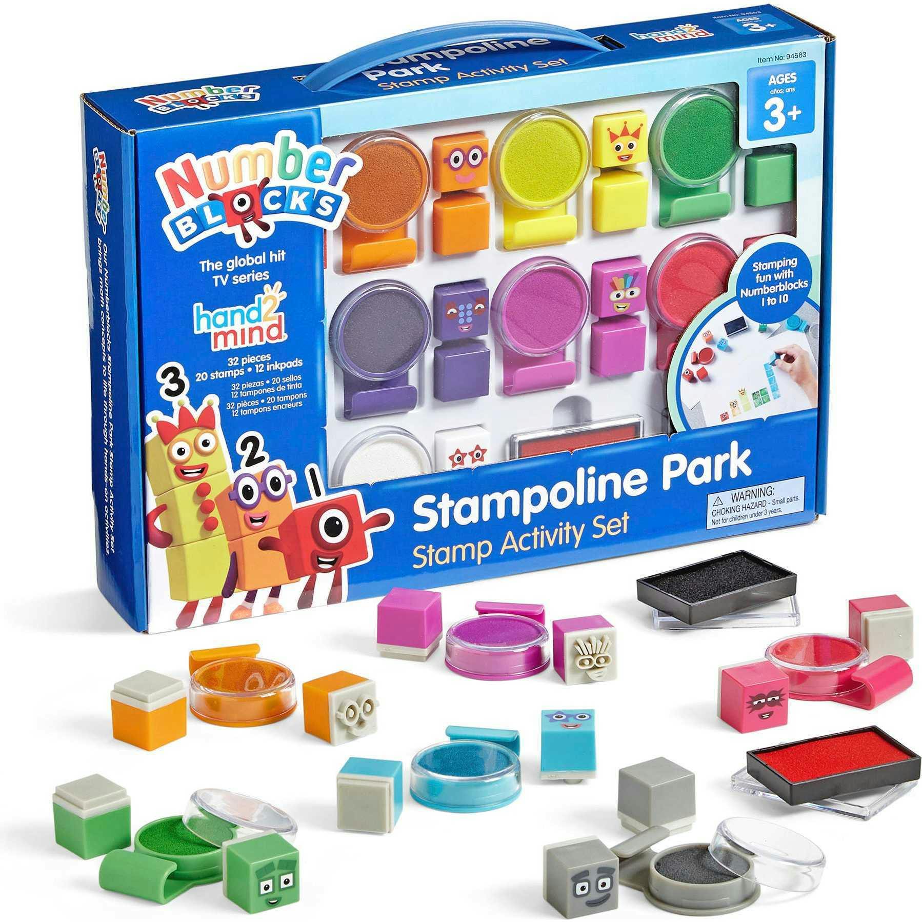 Numberblocks Stampoline Park Stamp Activity Set