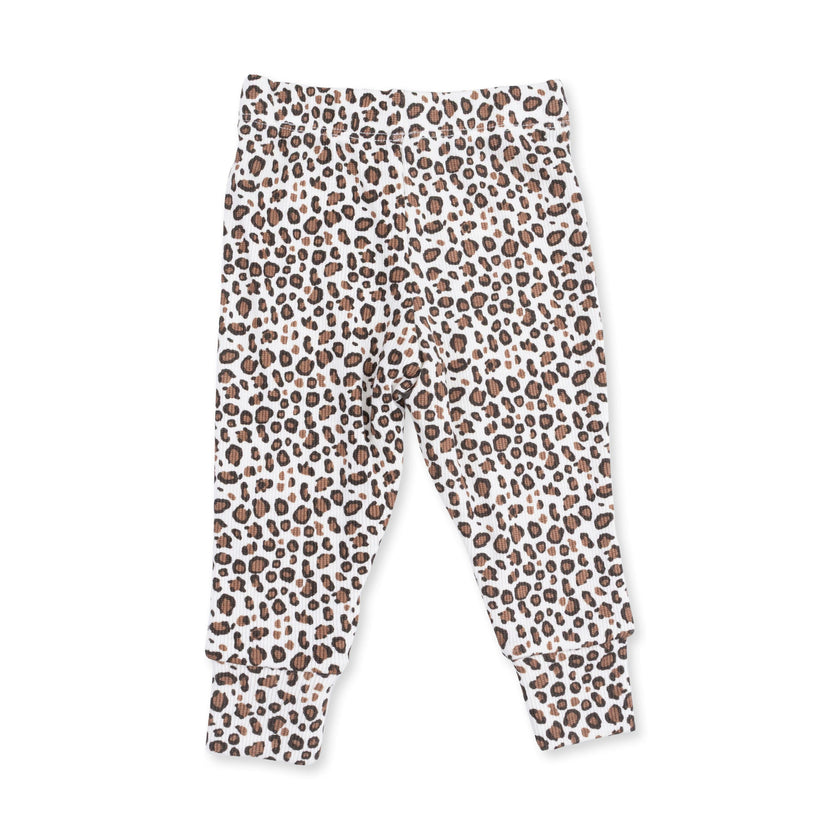 Leopard Rib - Legging