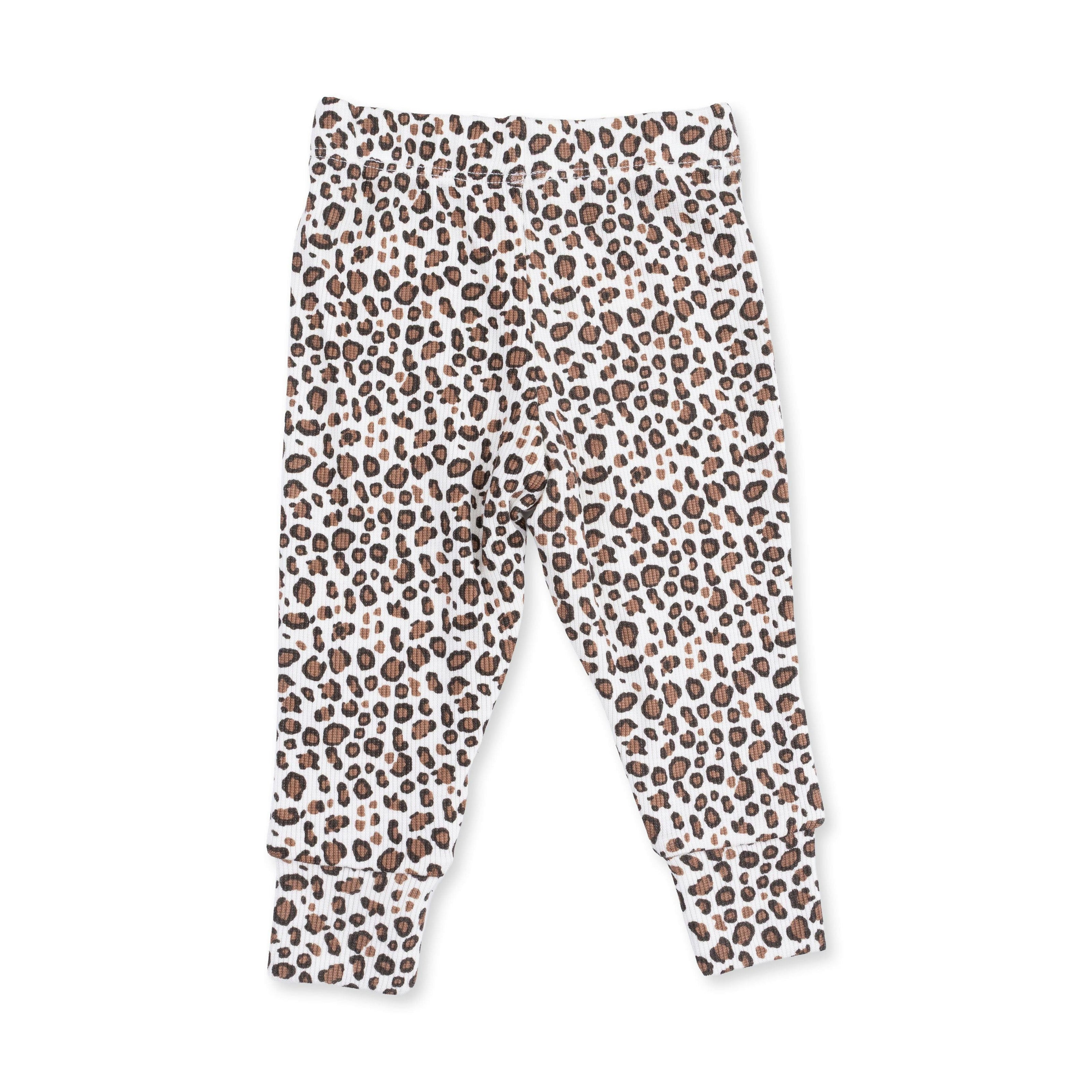 Leopard Rib - Legging