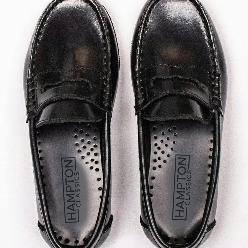 Hampton Classics Penny Loafer in Black