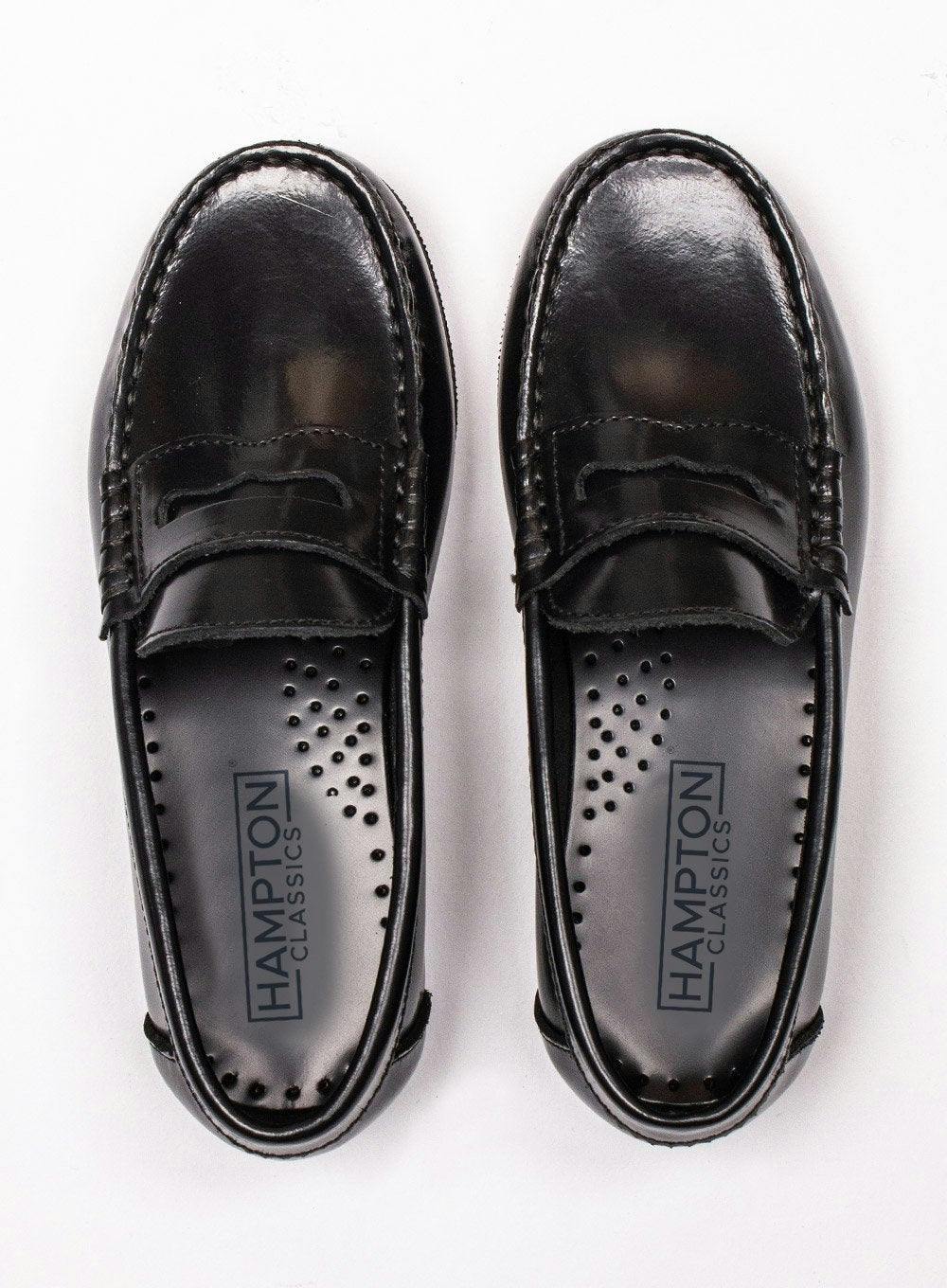 Hampton Classics Penny Loafer in Black